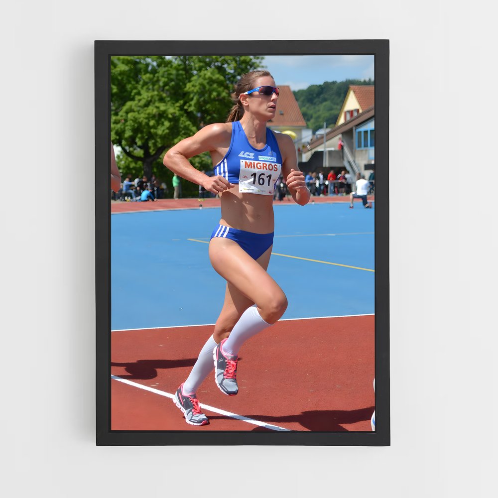 Poster La Course de Nicola – affiche Athlétisme (vue 2)